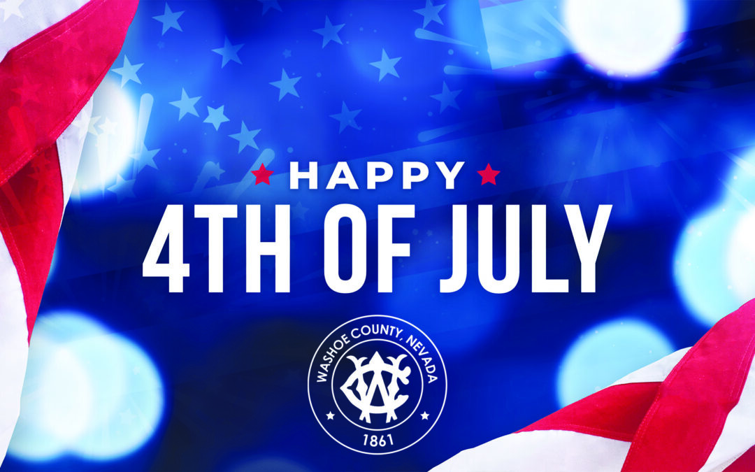 Washoe County offices will be closed on the Fourth of July