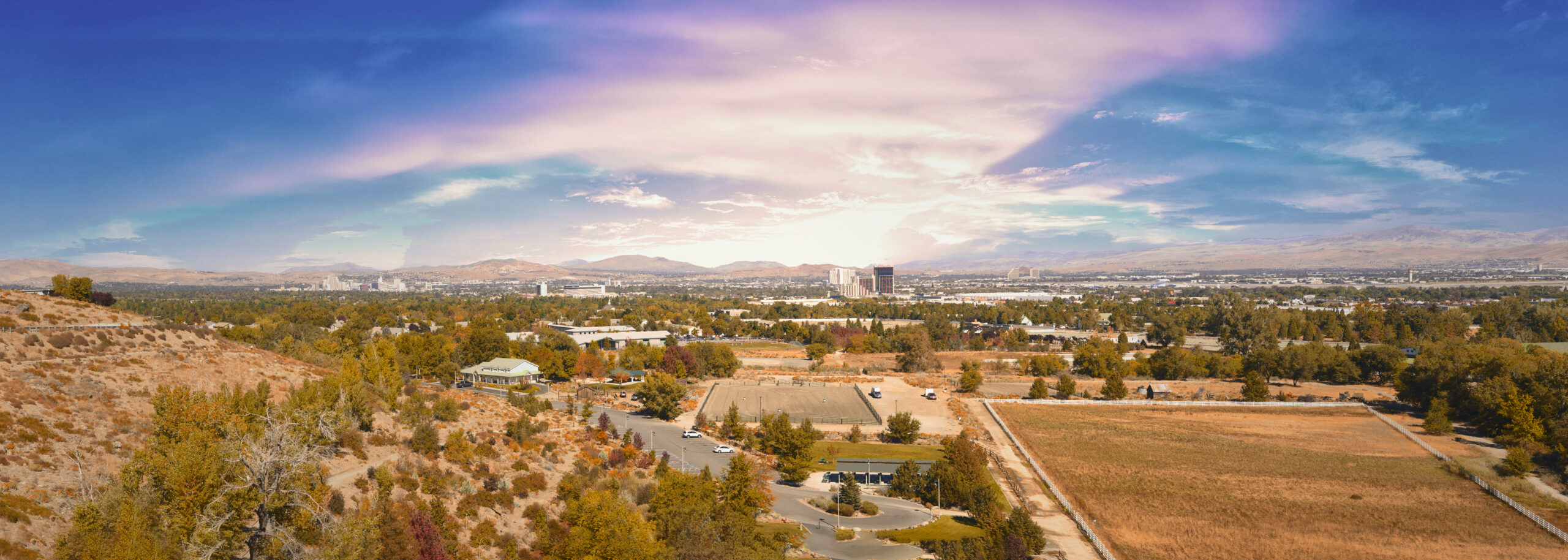 skyline view of Reno