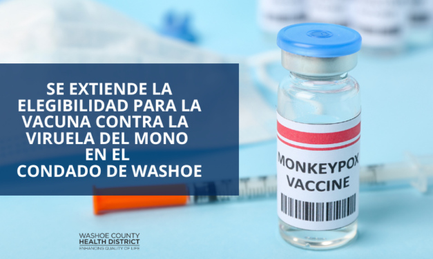 Se extiende la elegibilidad para la vacuna contra la viruela del mono en el Condado de Washoe