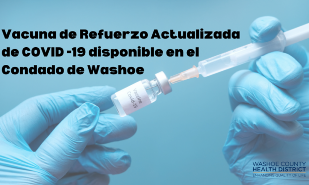 Vacuna de Refuerzo Actualizada de COVID -19 disponible en el Condado de Washoe