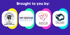 Brought to you by Washoe County Regional Animal Services, Pet Statin, SPCA of Northern Nevada, Nevada Humane Society