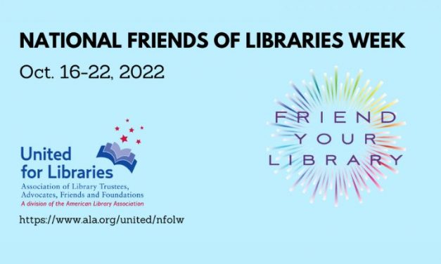 Washoe County Library to Recognize National Friends of Libraries Week October 16-22, 2022