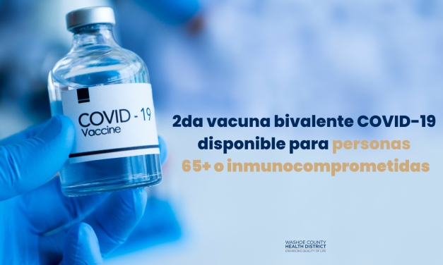 2da vacuna bivalente contra el COVID-19 disponible para todas las personas 65+ o ciertos individuos inmunocomprometidos