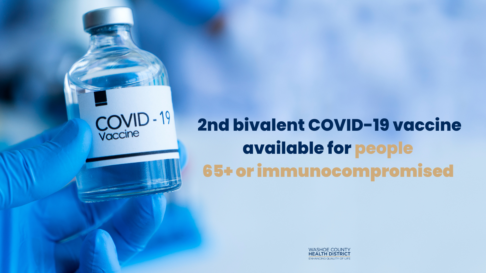 2nd bivalent COVID-19 vaccines are available for those 65+