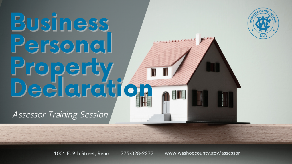 Assessor to host Personal Property Declaration Training | Washoe Life