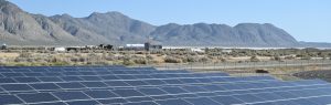 Solar panels in Gerlach, Nevada