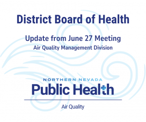 The District Board of Health met on June 27 and adopted AQMD's second 10-year maintenance plan