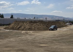 Photo of debris pile