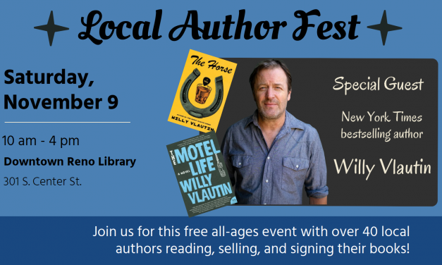 Bestselling novelist Willy Vlautin headlines Washoe County Library’s Local Author Fest