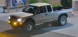 Suspect vehicle for case WC25-3304 Gold pick up