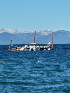 Incline Fireworks Barge Damaged
