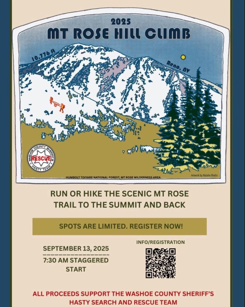 Event flyer with dates time and registration information, included in press release