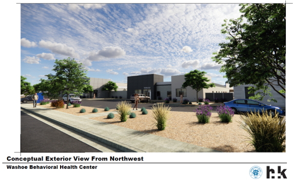 Rendering rendering of a building