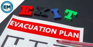 Image with Washoe County emergency management logo and document titled Evacuation Plan