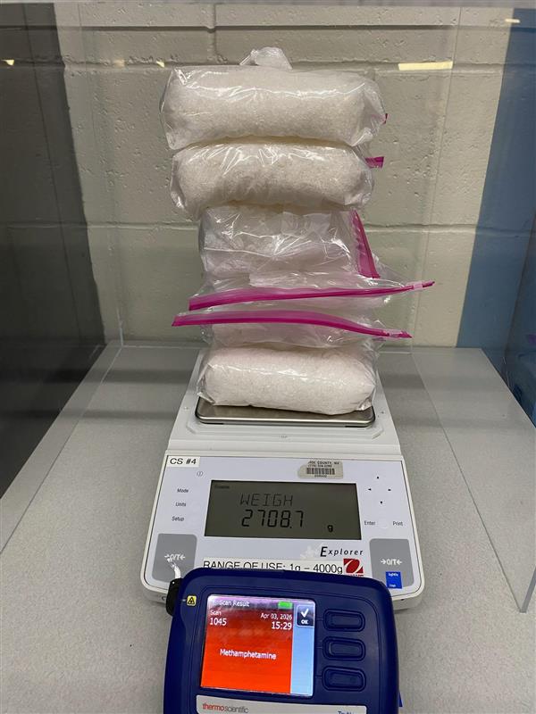 Scale with Narcotics