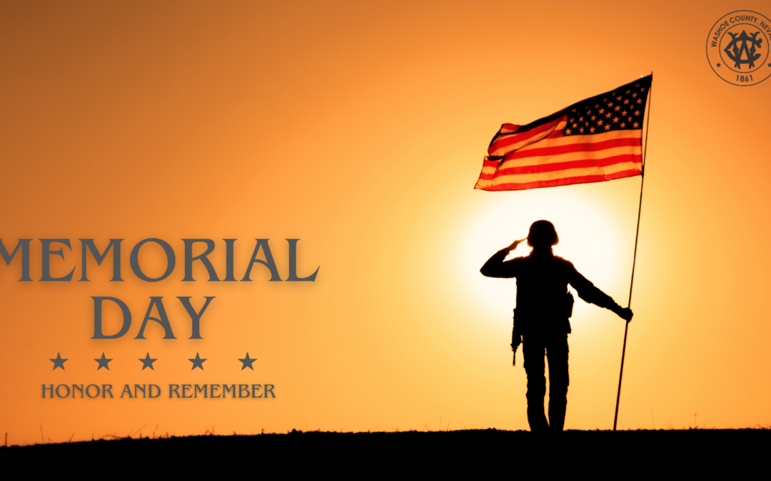 Washoe County offices will be closed on Memorial Day