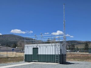 Exterior of NNPH's air quality monitoring station in Verdi