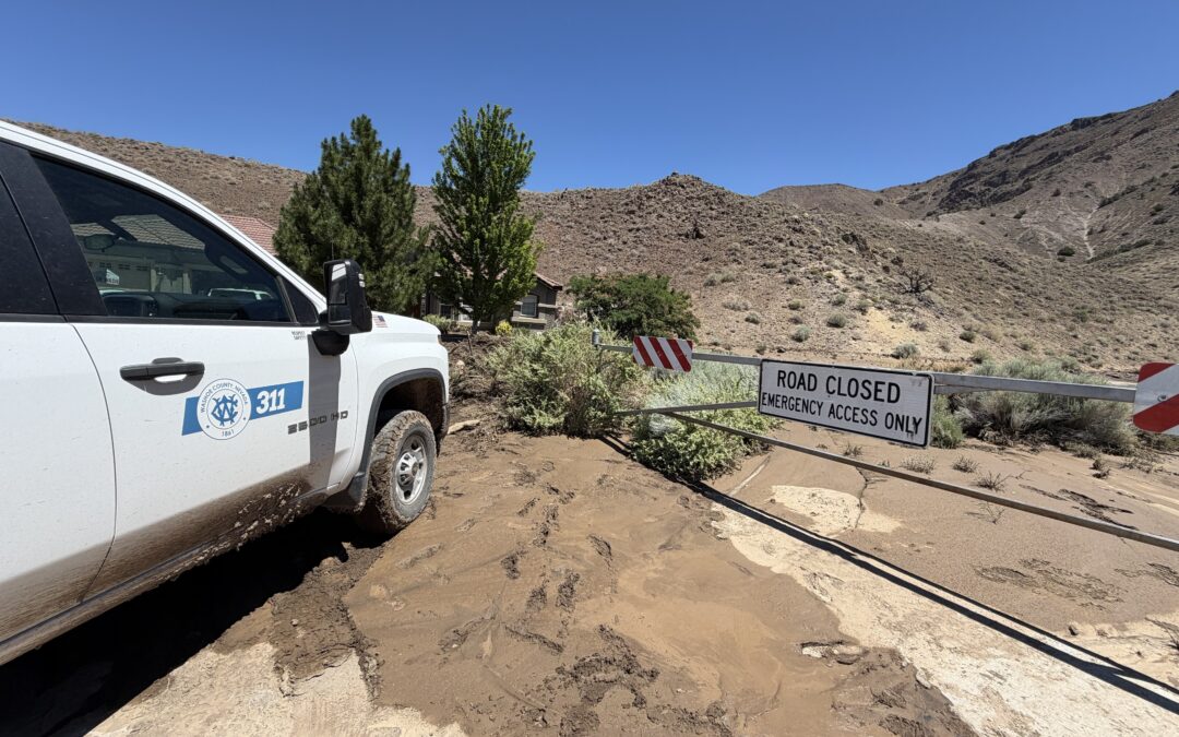 Washoe County continues to clear mud and debris from Hidden Valley flood event