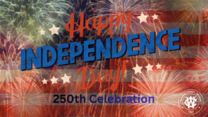 Image that says Happy Independence Day