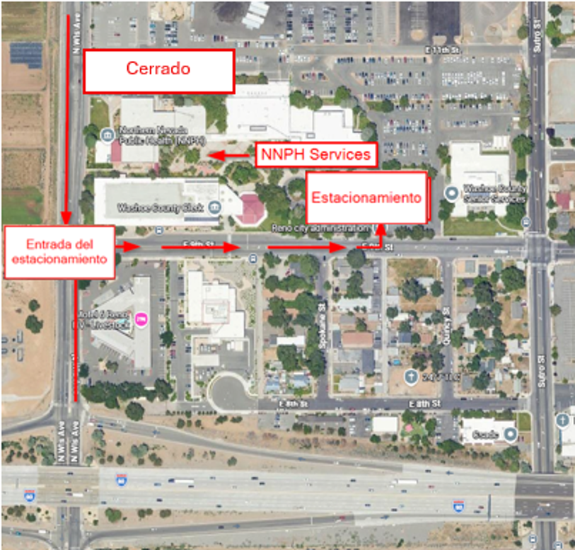 – La construcción cerca del Complejo de Administración del Condado de Washoe está afectando el estacionamiento para quienes buscan servicios de Northern Nevada Public Health (NNPH), pero el acceso sigue disponible de lunes a viernes.