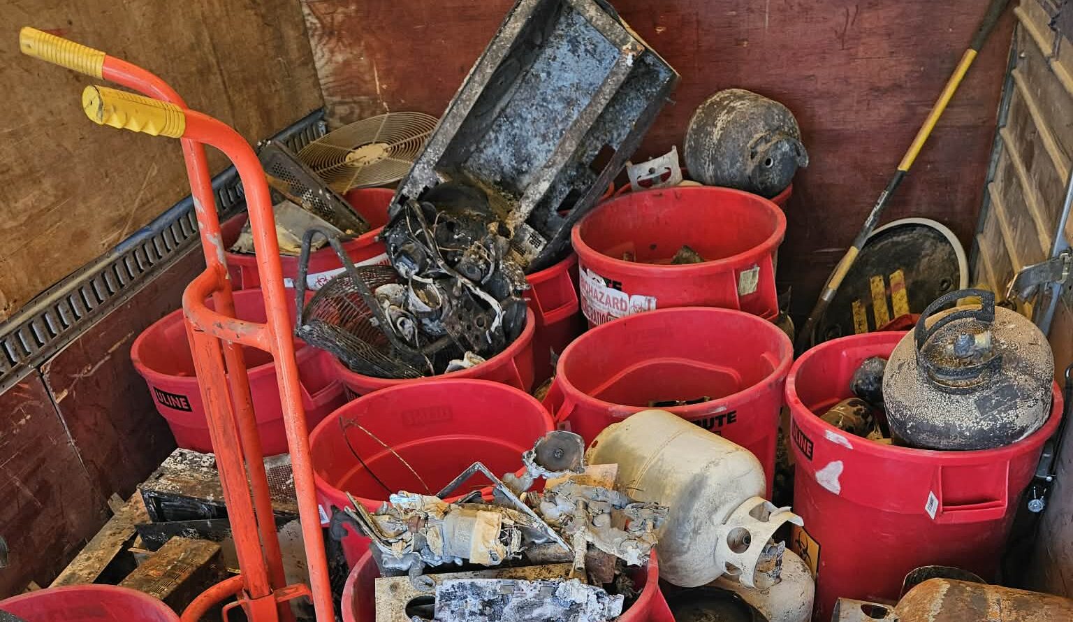 Collected-HHW Photo of hazardous waste