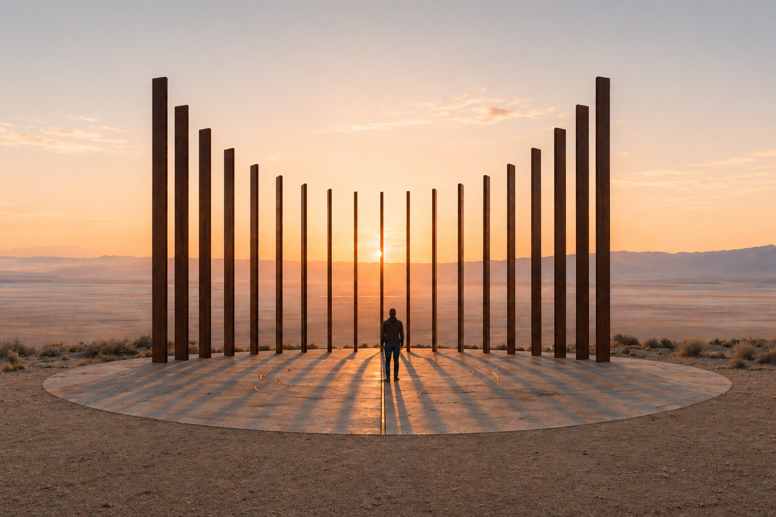 Rendering of proposed sculpture in Gerlach